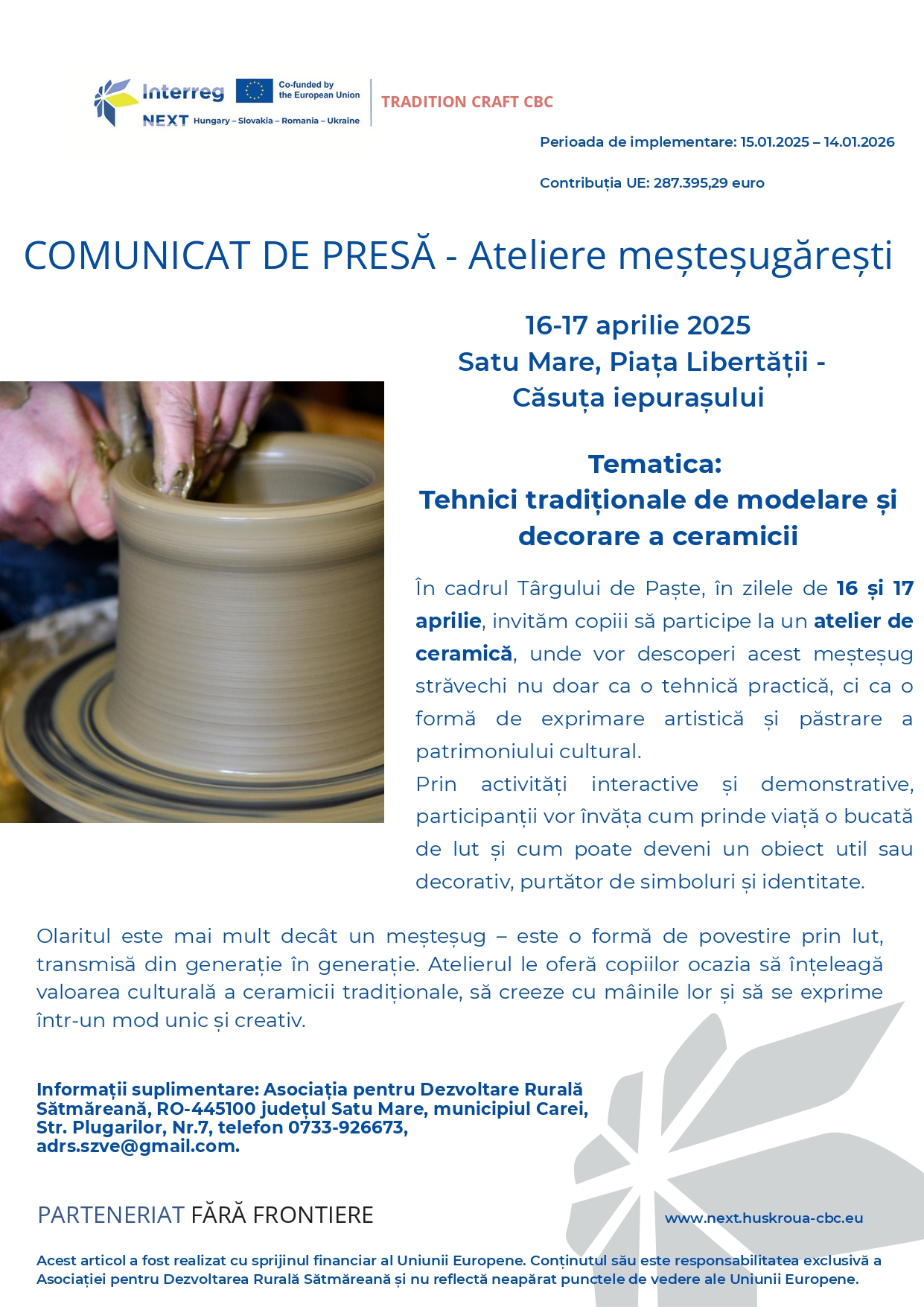 Atelier copii - ceramica ro 1