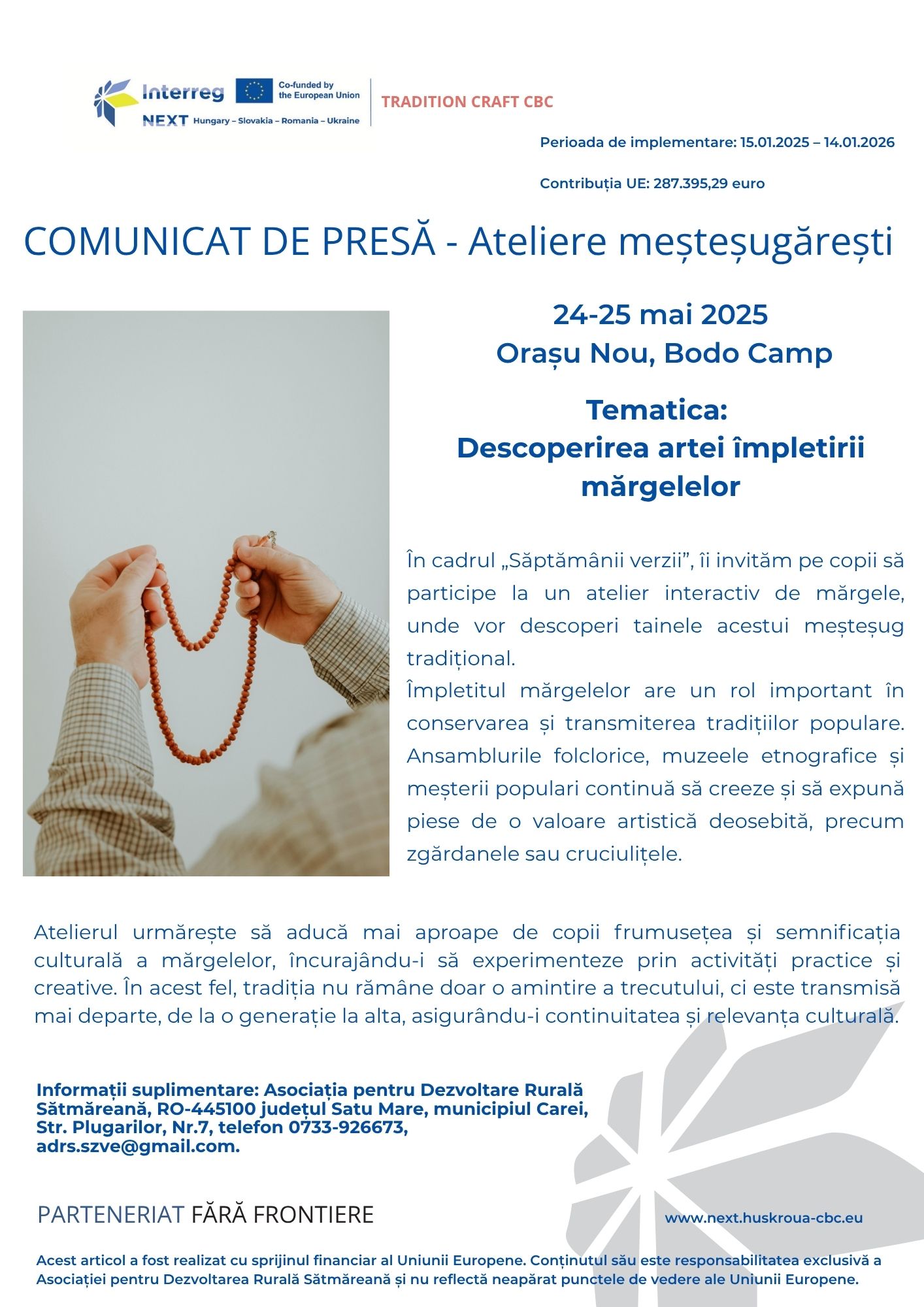 Atelier copii - margele ro 1